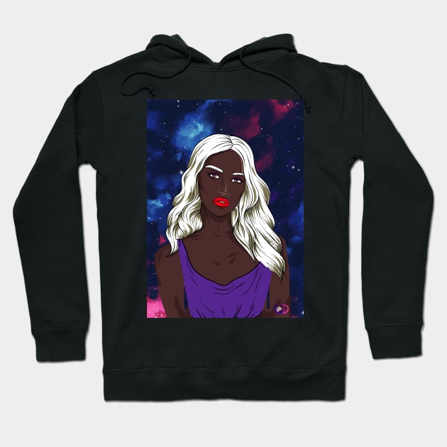 Black beauty Hoodie by Olfa's Digital Art 